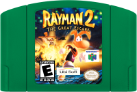 Rayman 2 The Great Escape Nintendo 64 US box art